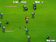 Флеш игра онлайн Kid N Зомби / Kid N Zombies